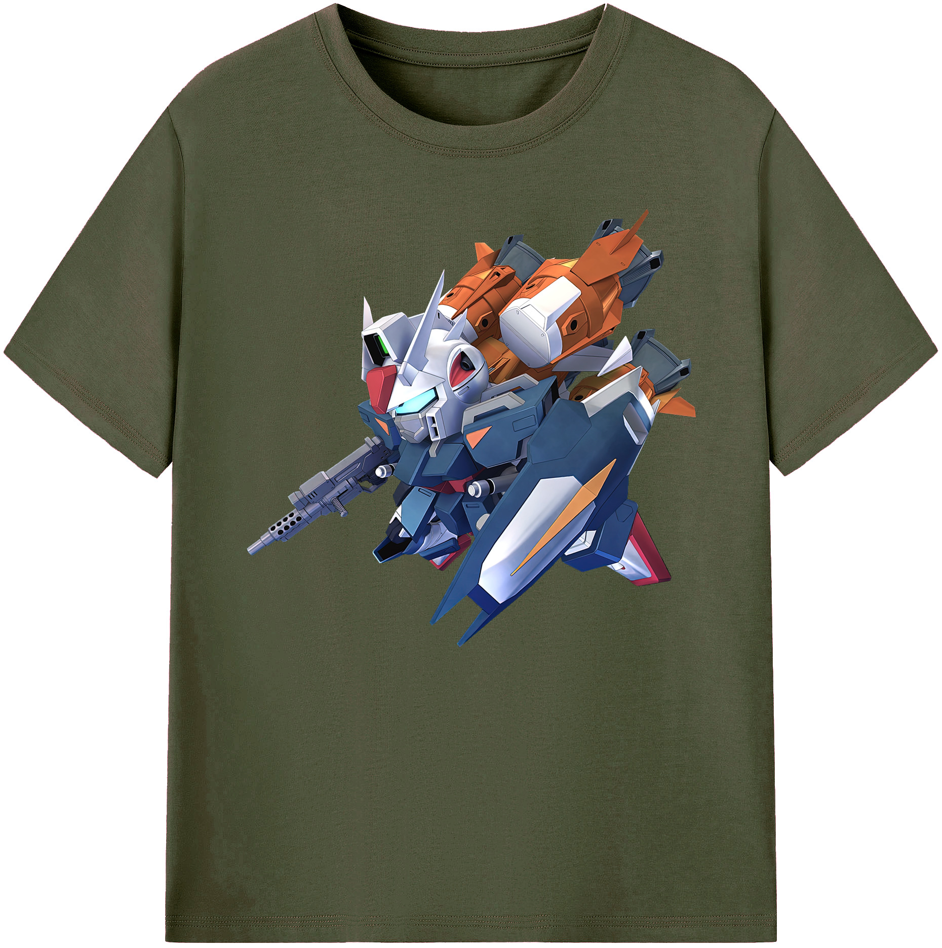 （画像用） 機動戦士ガンダム Mobile Suit Gundam 綿100％ メンズ半袖Tシャツ｜肌触りやわらか＆通気性